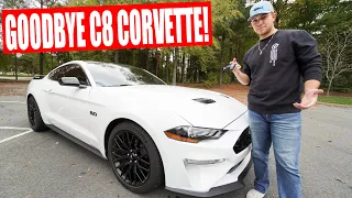 HE SOLD HIS C8 CORVETTE FOR THIS MUSTANG GT!?