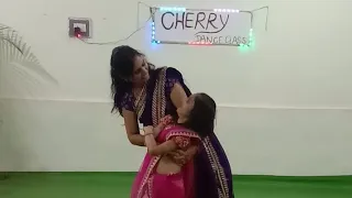 gulabi sadi || mother daughter dance || easy steps || Cherry dance class