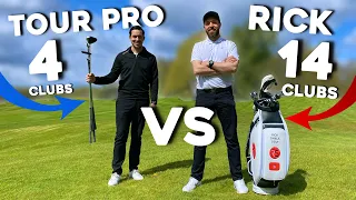 TOUR PRO (4 clubs) Vs RICK SHIELS (14 clubs)