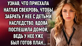 Узнав, что приехала свекровь за наследством, вдова поспешила домой, ведь у нее уже был план...