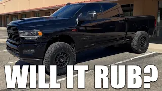 Can you fit 37's on a RAM with just a LEVELING KIT?