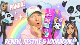 Barbie Cutie Reveal! 🐼🎀❤️ PANDA! | Review, Restyle & Lookbook!