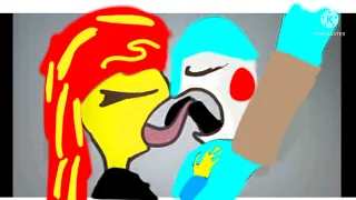 Rodney copperbottom (me) and sunset shimmer french kissing