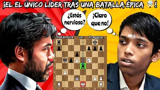 ES EL ÚNICO LIDER TRAS UNA BATALLA ÉPICA💥! | Nakamura vs. Praggna | (Norway Chess ronda 4).