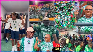 AFCON 2024: Nigeria Vs Angola Highlights As Peter Obi Dance And Celebrate With The Super Eagles.