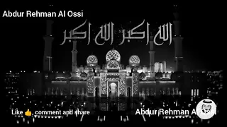 Emotional and beautiful Azan by Abdur Rehman Al Ossi