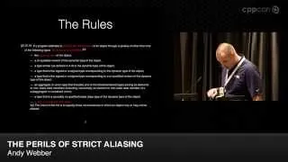 CppCon 2014: Lightning Talks - Andy Webber "The Perils of Strict Aliasing"