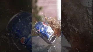 Pocket Shot  SlingShot vs Pepsi Can in Slow Motion ï½   3000fps #explosion  #pocketshot #slomo #toys