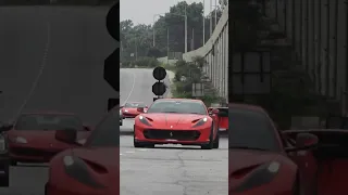 Ferrari 812 SF Acceleration sound on Bangalore-Hyderabad Highway. 🚀🔥 #Ferrari #v12 #Novitec