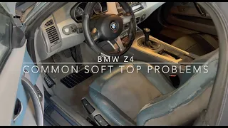 bmw z4  - common soft top problems