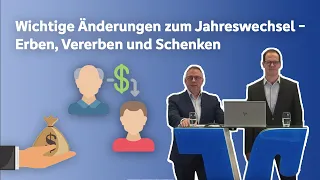 Wichtige Änderungen zum Jahreswechsel 2023 aus der Generationenberatung