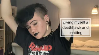 shaving my hair into a deathhawk, talking abt tattoos & college