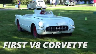 FIRST V8 CORVETTE EVER! EX 87 at Eyes On Design Car Show