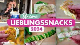 Unsere 9 Lieblingssnacks 2024 😍 | Schnell, einfach & lecker | mamiblock