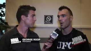 George Roop talks about his fight against Brian Bowles at UFC 160, thanks himself for hard work