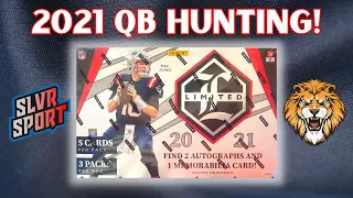 3 Hits For $325 - 2021 Panini Limited Football Hobby Box - Nice Auto!