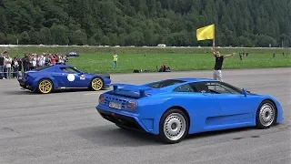Bugatti EB110 vs NEW Lancia Stratos