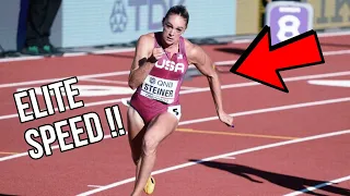 Abby Steiner is changing Sprinting Forever !!! | The World Record Chase 2023