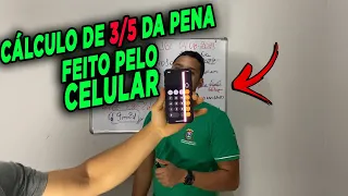 Como calcular 3/5 da Pena - Direito Penal