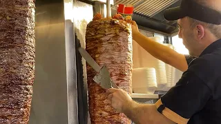 SUPER TASTY DONER KEBAB 🇹🇷 TURKISH STREET FOOD IN COLOGNE GERMANY 🇩🇪 | ALI'S DONER