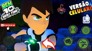 Salve Galera ✌️😃 Mais um jogo para celular Android ( BEN 10 HERO TIME ) Gráfico top É NOIS 😃✌️👏👏🎮