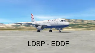 Infinite flight Split to Frankfurt Croatia A319 live