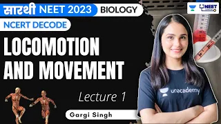 Locomotion and Movement | L 1 | Biology | NEET 2023 | Dr Gargi Singh