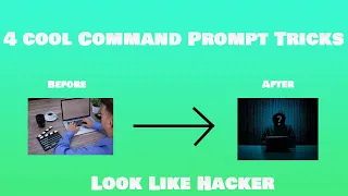 4 cool Command Prompt Tricks and Hacks || #shorts #youtubeshorts