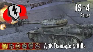 IS-4  |  7,3K Damage 5 Kills  |  WoT Blitz Replays