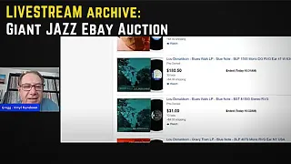 Live - Greatest Jazz Vinyl auction ever.