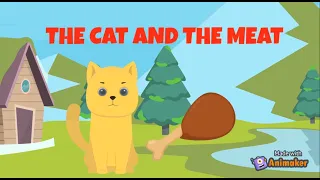 The Cat and The Meat  Story in  English  |  Moral stories  |   Chinnari Kadhalu