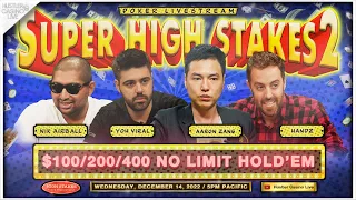 SUPER HIGH STAKES $100/200/400 w/ YoH ViraL, Nik Airball, Aaron Zang, Handz, Mars, Henry & Charles