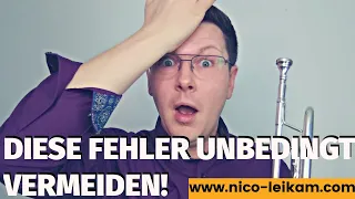 Diese Fehler solltest du unbedingt vermeiden | RICHTIG üben | sinnvoll Trompete üben | richtig ÜBEN