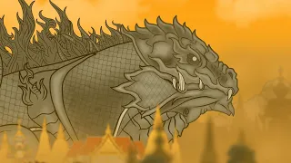 Phaya Kumphee (Godzilla Thai version ) vs. Legendary Godzilla , King Ghidorah : Part 1