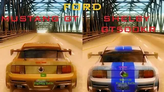 Ford Mustang GT VS Ford Shelby GT500KR в Need For Speed Undercover