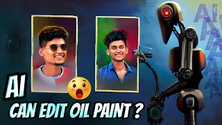 Ai Edited Digital Oil painting Finally Revealed 🔥 Sk Editz Tamil | Oil painting Editing Tamil