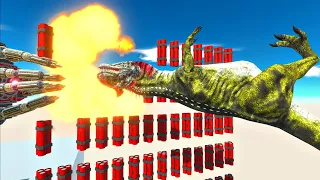 Was caught thrown into an explosion - Animal Revolt Battle Simulator