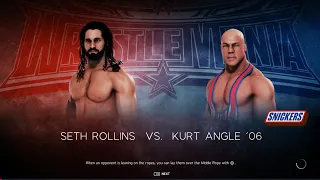 WWE 2K20 BOTB WORLD CHAMPION TOURNAMENT SEMI-FINALS: SETH ROLLINS VS. KURT ANGLE!!