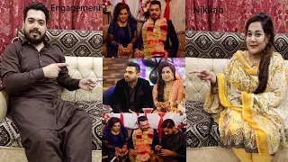 Iqra Ahad Engagement & Nikah Photoshoot or Video | Stitch By Asfa