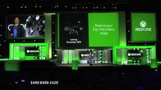 Xbox One Price Announced