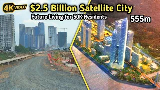 $2.5 Billion Satellite City: Future Living for 50,000 Residents