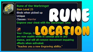 Warrior Rune Location - Warbringer