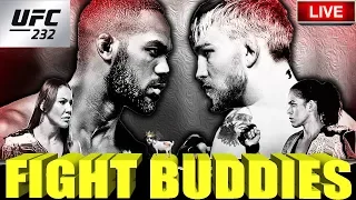 🔴UFC 232 JONES VS GUSTAFSSON 2 + CYBORG VS NUNES LIVE FIGHT REACTION!