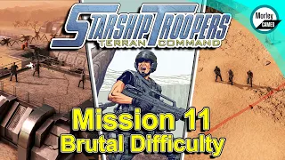 THIS TOOK 7 ATTEMPTS! Starship Troopers Terran Command Mission 11 Campaign Walkthrough