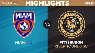 9.16.2023 | Miami FC vs. Pittsburgh Riverhounds SC - Game Highlights
