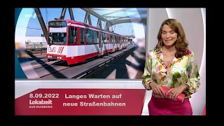 Duisburg - Langes Warten auf neue Strassenbahnen [WDR 08.09.2022]