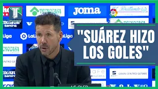 Diego Simeone se INCLINA ante Luis Suárez: "Cualquiera HUBIERA QUITADO a Suárez y Suárez HIZO GOLES"