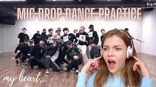 NO (YES)!  BTS (방탄소년단) 'MIC Drop' Dance Practice Reaction (MAMA dance break ver.)