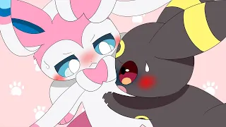 It seems that Umbreon has done something to Sylveon. | Pokémon Animation