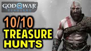 All Treasure Maps & Buried Treasure Locations | All Treasure Hunts | God of War Ragnarok